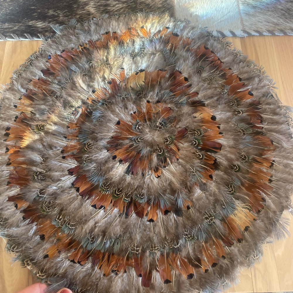 Pheasant Feather Placemats - Set of 6